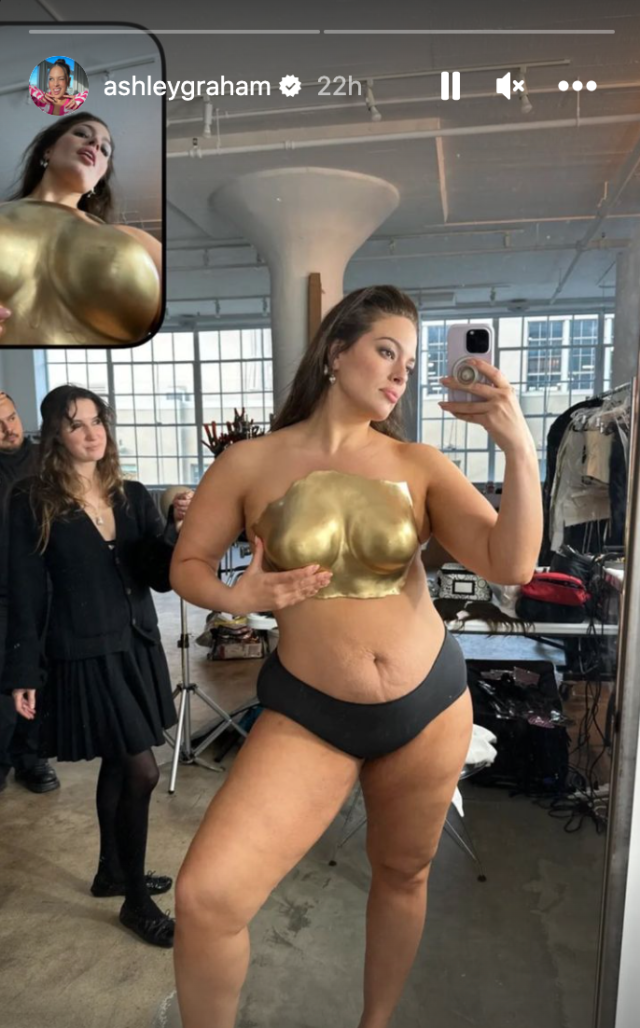 Ashley Graham suffers NIP SLIP soaking up the sun in tiny bikini, Celebrity News, Showbiz & TV