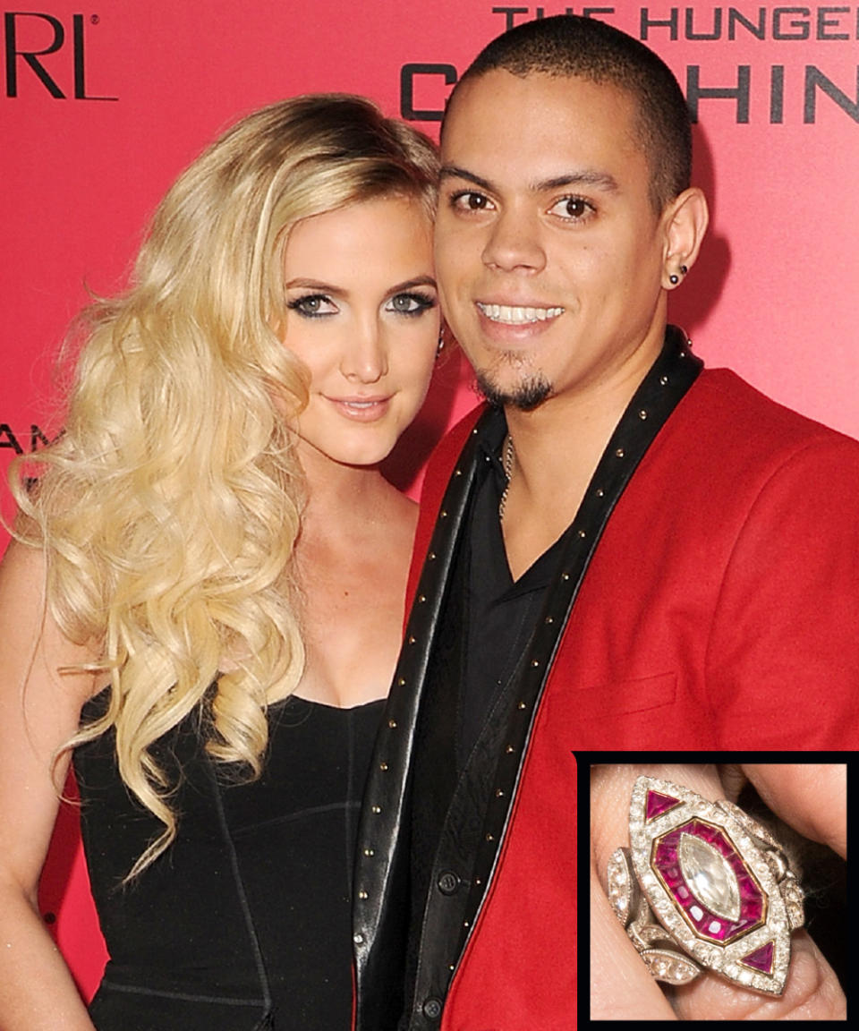 Ashlee Simpson and Evan Ross