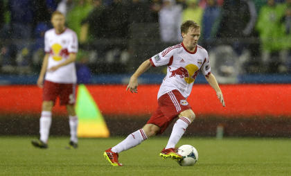 Dax McCarty was the non-stop engine of NYRB's high-pressing attack. (AP Photo)