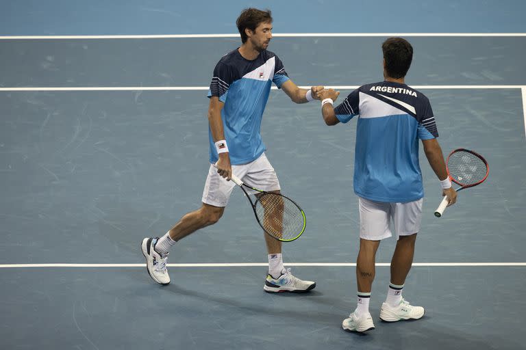 Andrés Molteni y Máximo González buscan poner en ventaja a la Argentina este domingo