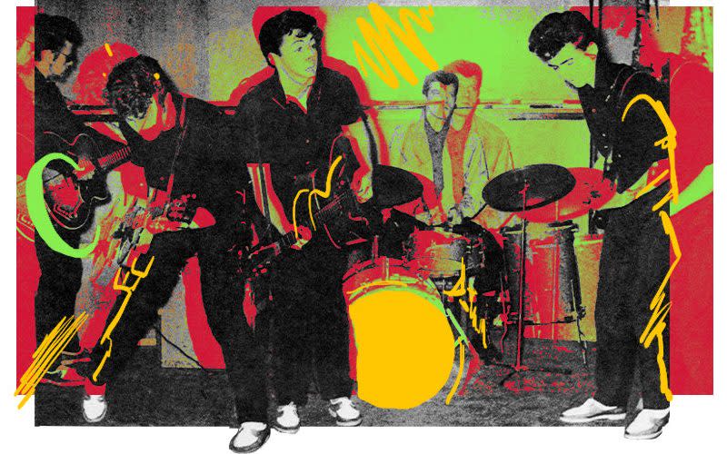 The early Beatles, featuring Stuart Sutcliffe on bass and Pete Best on drums - Michael Ochs Archive/Getty Images