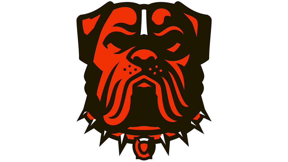  Cleveland Browns dog logo 