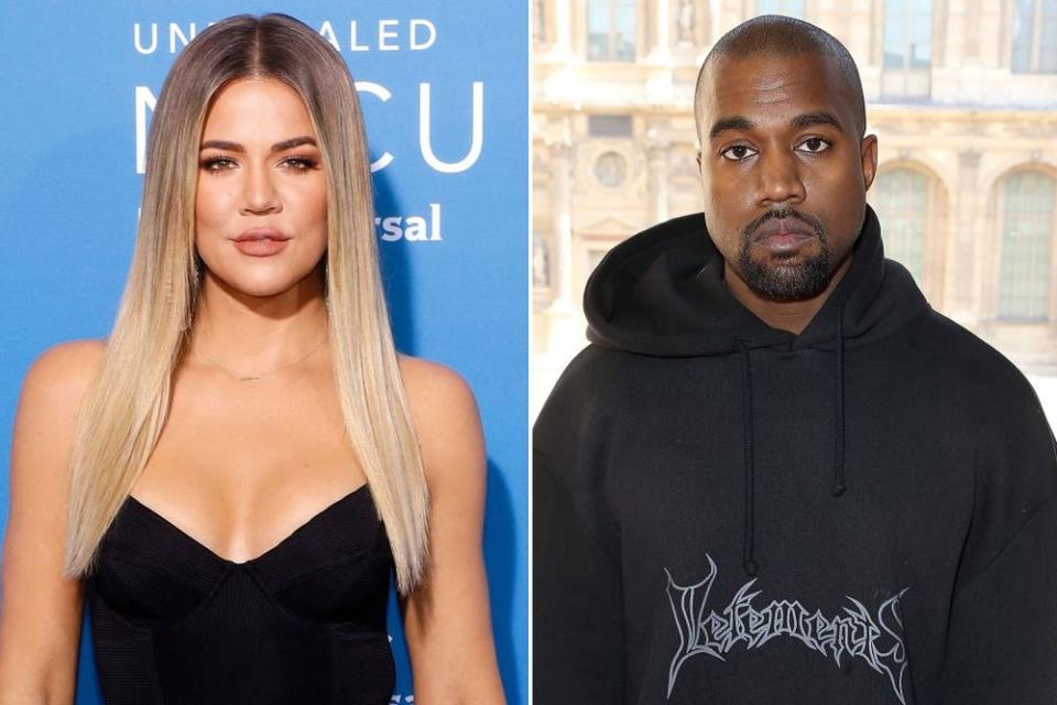 Khloé Kardashian and Kanye West