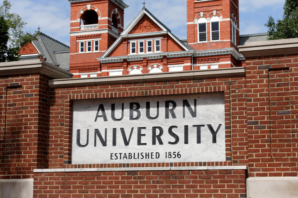 Auburn, AL, USA – June 17, 2012: Auburn University located in Auburn, Alabama. Auburn University is a public research university founded in 1856. (Photo: wellesenterprises via Getty Images)