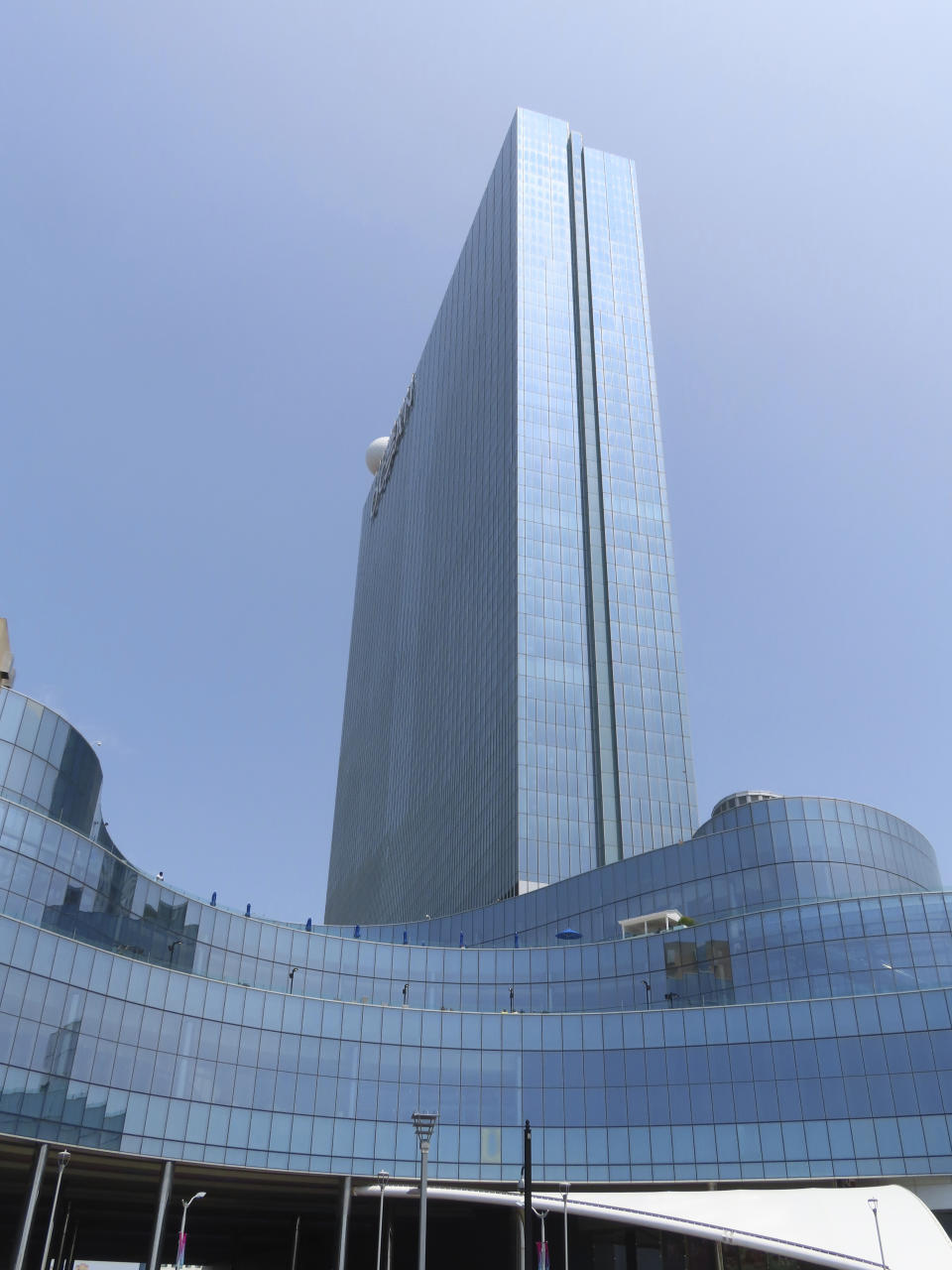 The exterior of the Ocean Casino Resort in Atlantic City, N.J., is shown on June 15, 2023. The city's two newest casinos - Hard Rock and Ocean - which both opened on June 27, 2018, have become the second and third most successful Atlantic City casinos in terms of money won from in-person gamblers. (AP Photo/Wayne Parry)