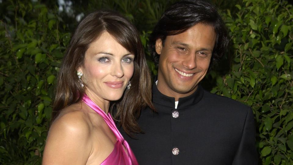 Arun Nayar and Elizabeth Hurley