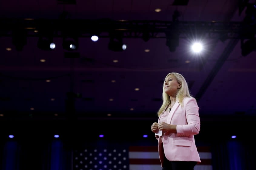 Marjorie Taylor Greene speaks at CPAC