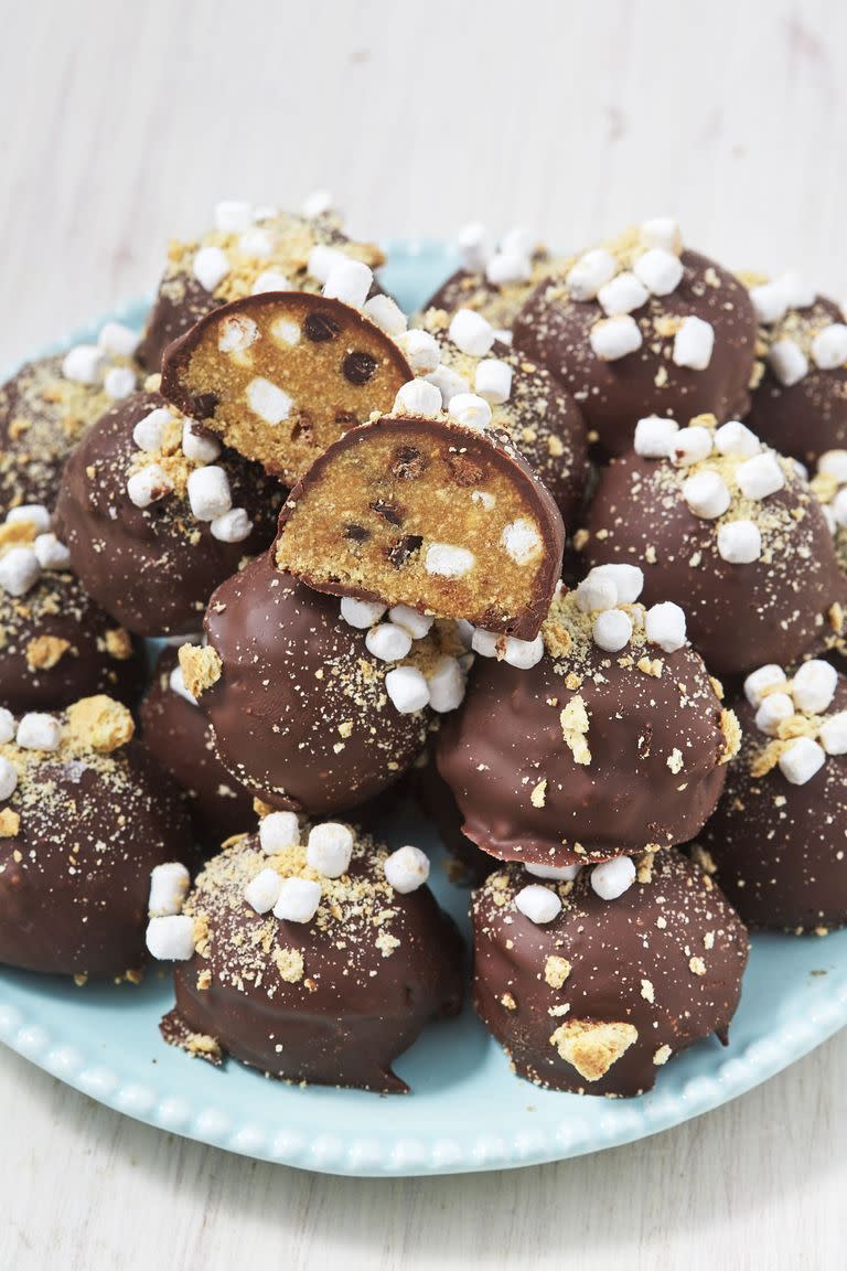 S'mores Cookie-Dough Truffles