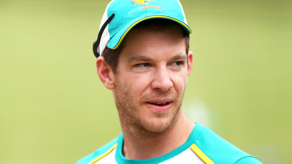 Tim Paine has hinted at growing tensions between Australia and India ahead of the New Year's Test at the SCG. (Photo by Kelly Defina/Getty Images)