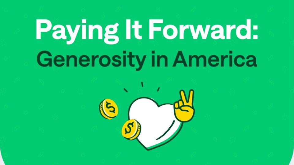 Results also found that Americans are more than five times more likely to find that their spirits are lifted more when they’re able to help someone else out than when someone else helps them out. SWNS / Chime