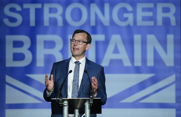 Nick Fletcher MP speaks during the Northern Research Group conference at Doncaster Racecourse last June.