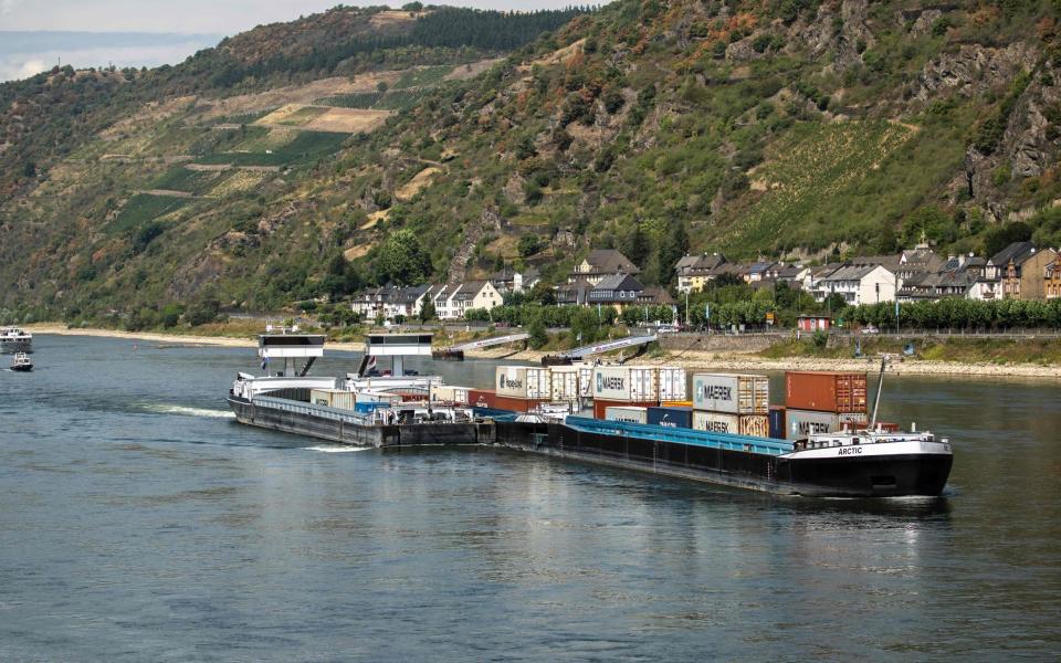 Rhine river boat - TORSTEN SILZ / AFP