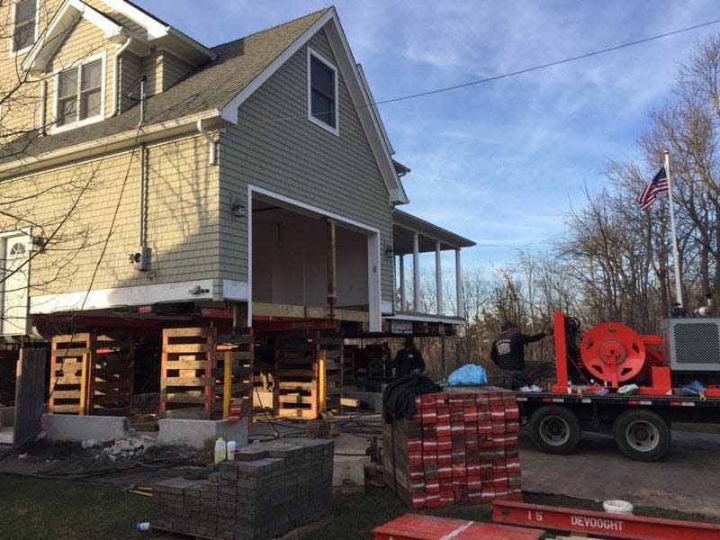 Tony Kono elevated his Brick home an additional four feet after Superstorm Sandy, despite it being elevated seven feet prior to Sandy, following guidance of older flood maps.