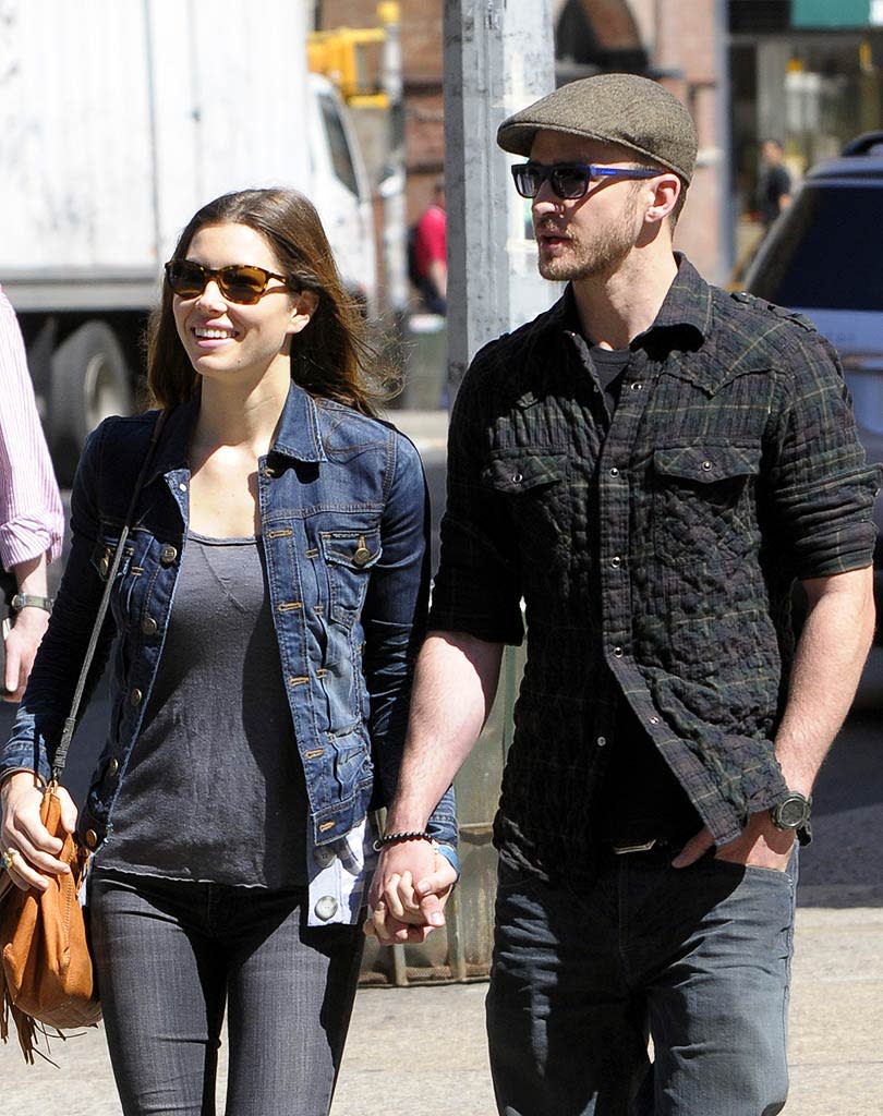 Biel Timberlake Out InNYC