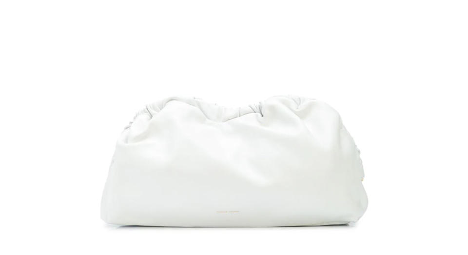 Mansur Gavriel Cloud textured clutch bag