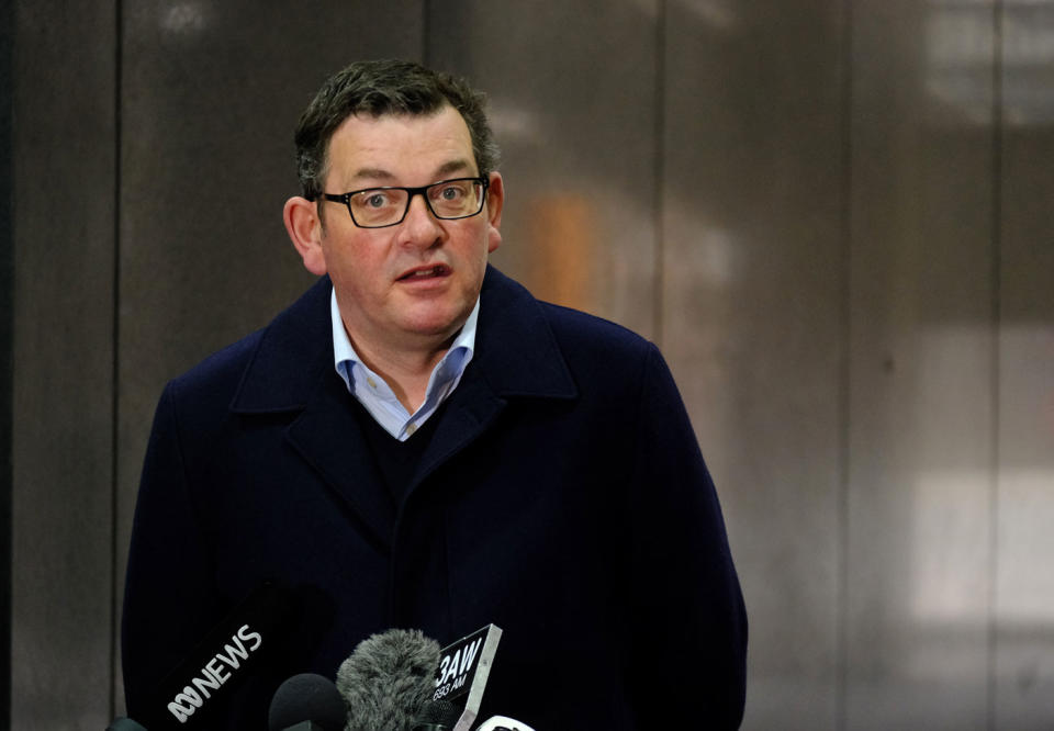 Victorian Premier Daniel Andrews said there was a degree of containment with the latest outbreak.  Source: AAP