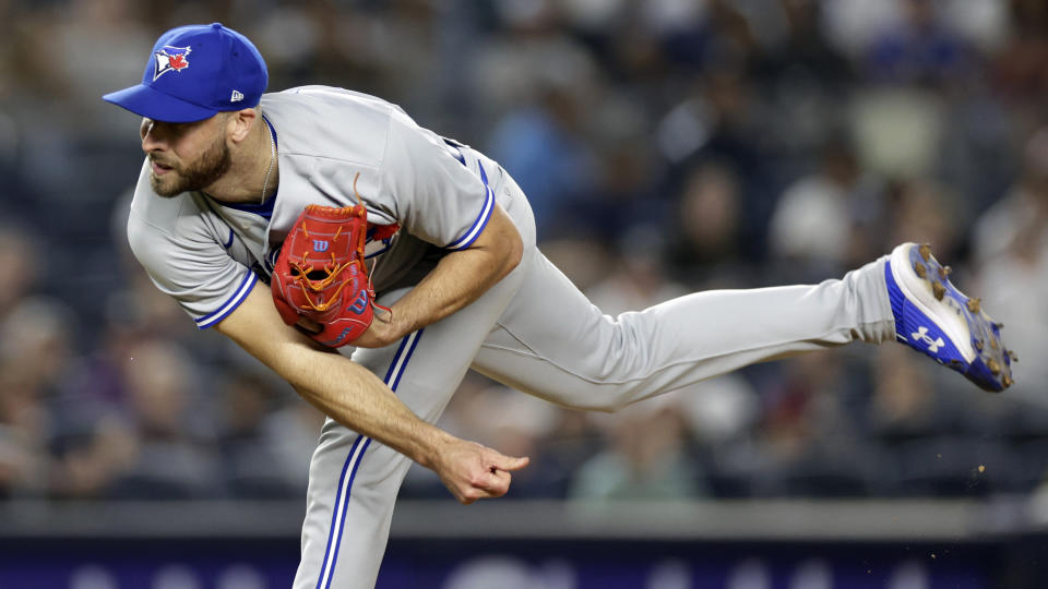 Anthony Bass has given the Blue Jays some much-needed stability in the bullpen. (AP Photos)