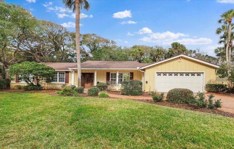 Sold March 6 for $1,225,000, this three-bedroom, 2.5-bath home at 1452 Seminole Road was one of several updated midcentury homes on the list of top sales.