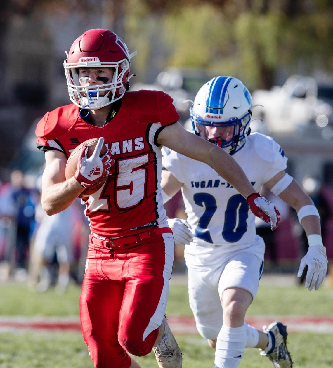 Homedale’s Rylan Binford is one of seven returning offensive starters for the four-time defending 3A SRV champs.