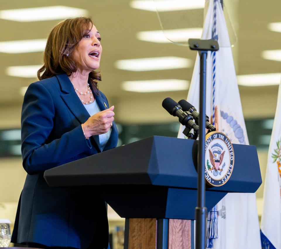 Vice President Kamala Harris announced Tuesday that the Biden administration is preparing to issue a final wage rule change that could increase the pay for construction workers across the country.