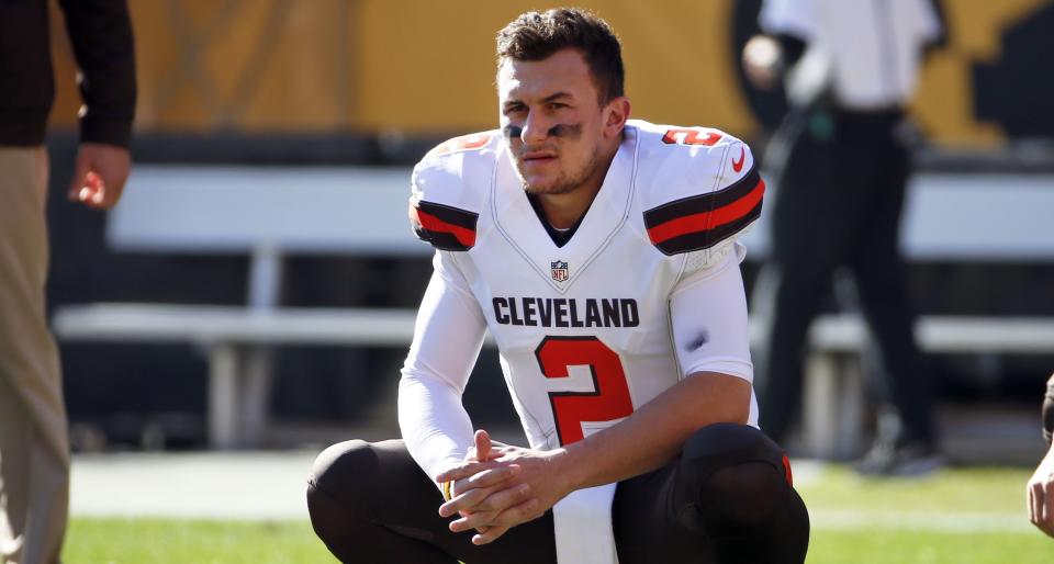 Johnny Manziel will play in The Spring League in Texas, might an NFL comeback be next? (AP)