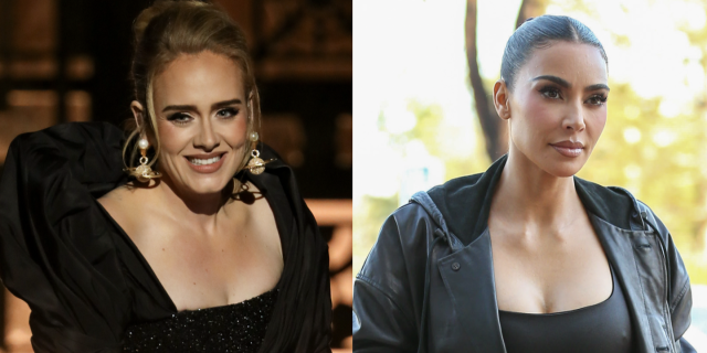 The Truth About That Video of Adele "Snubbing" Kim Kardashian