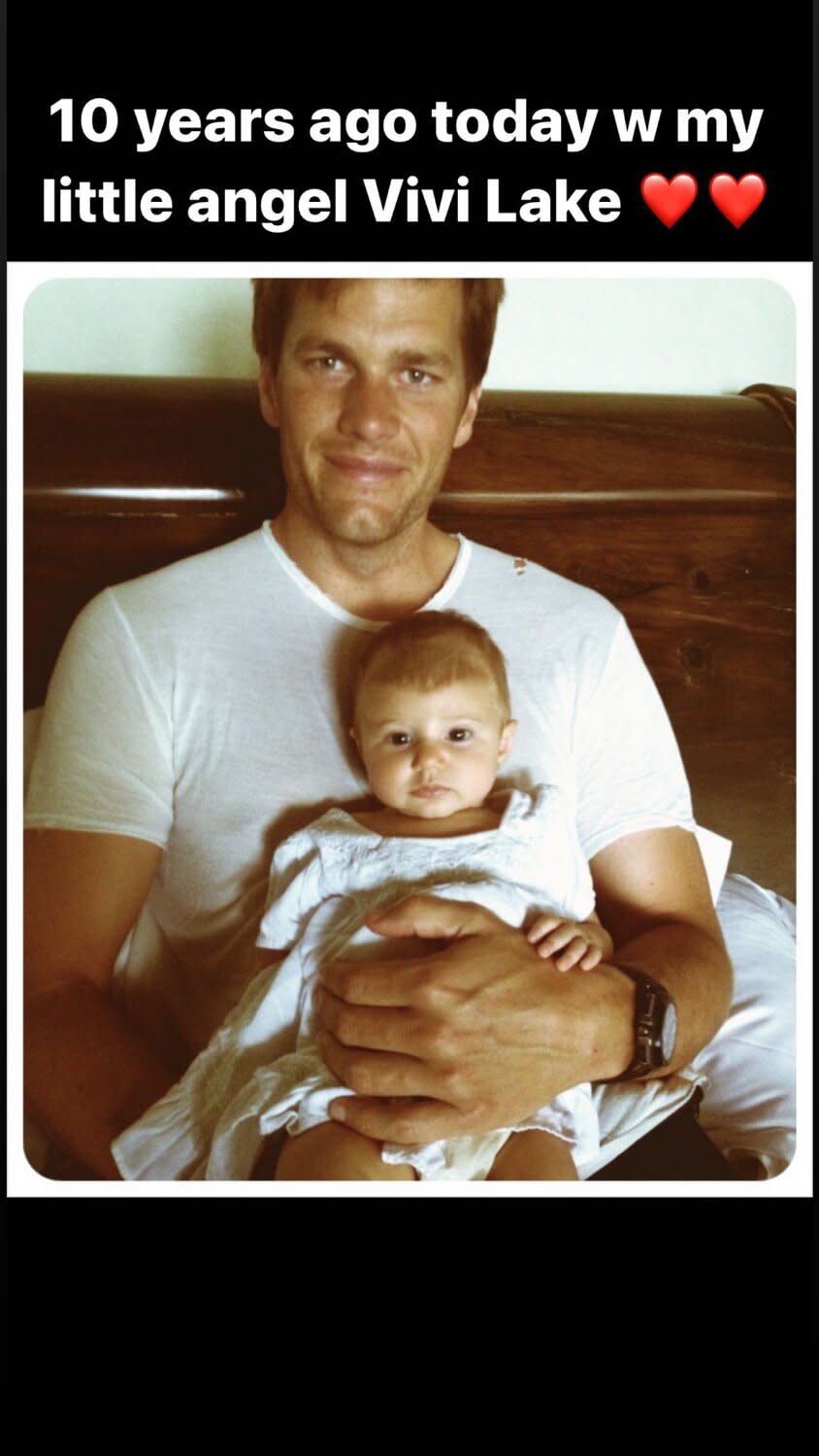 Tom Brady Shares a Decade-Old Throwback with Daughter Vivian Lake: 'My Little Angel'