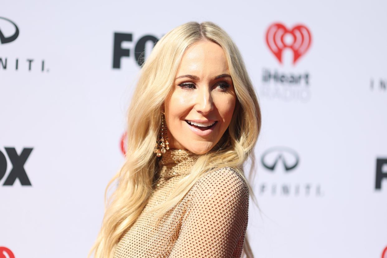 Nikki Glaser attends the 2023 iHeartRadio Music Awards at Dolby Theatre in Los Angeles, California on March 27, 2023.