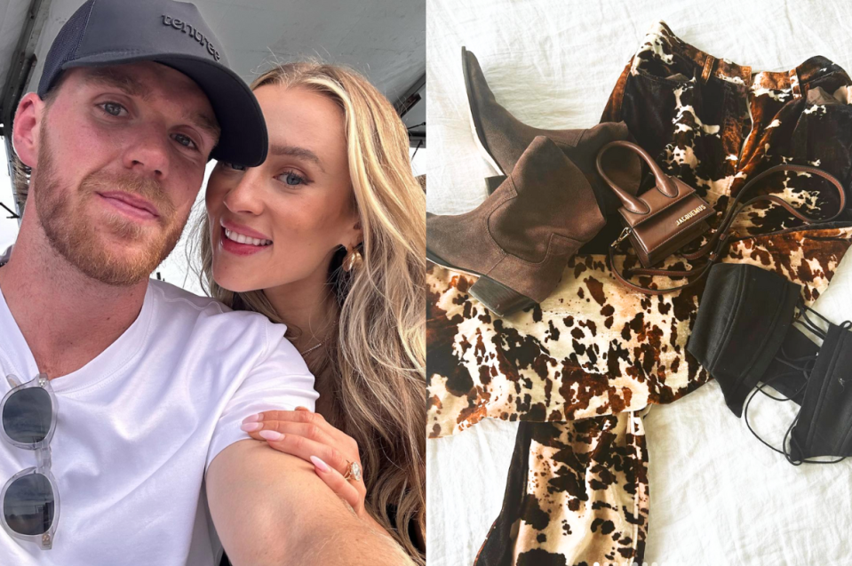 NHL star Connor McDavid and his longtime girlfriend Lauren Kyle attended the Boots and Hearts Festival over the weekend. (Instagram/@laurenkyle1)