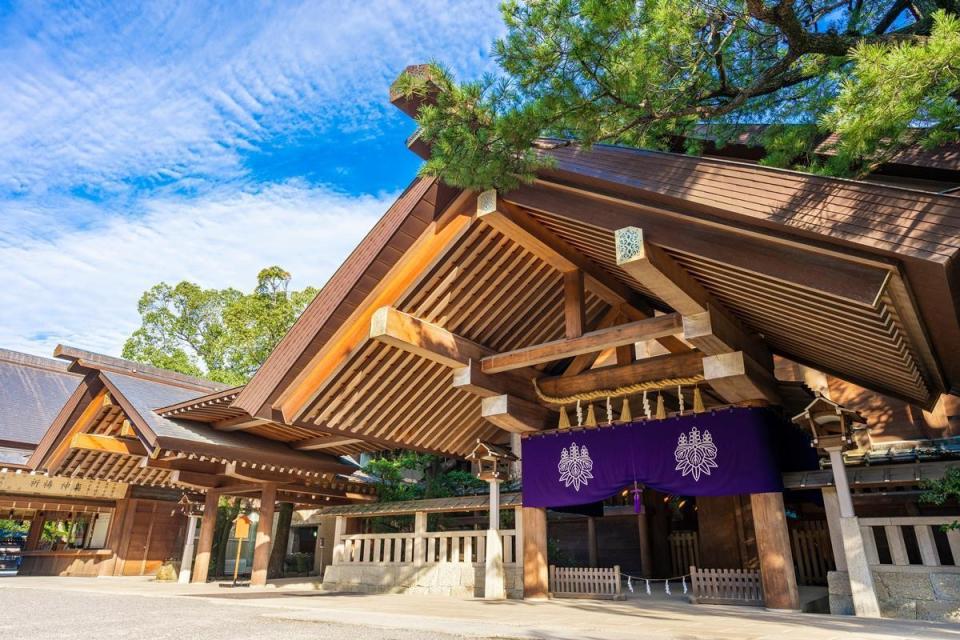 被譽為日本三大神社之一的熱田神宮。