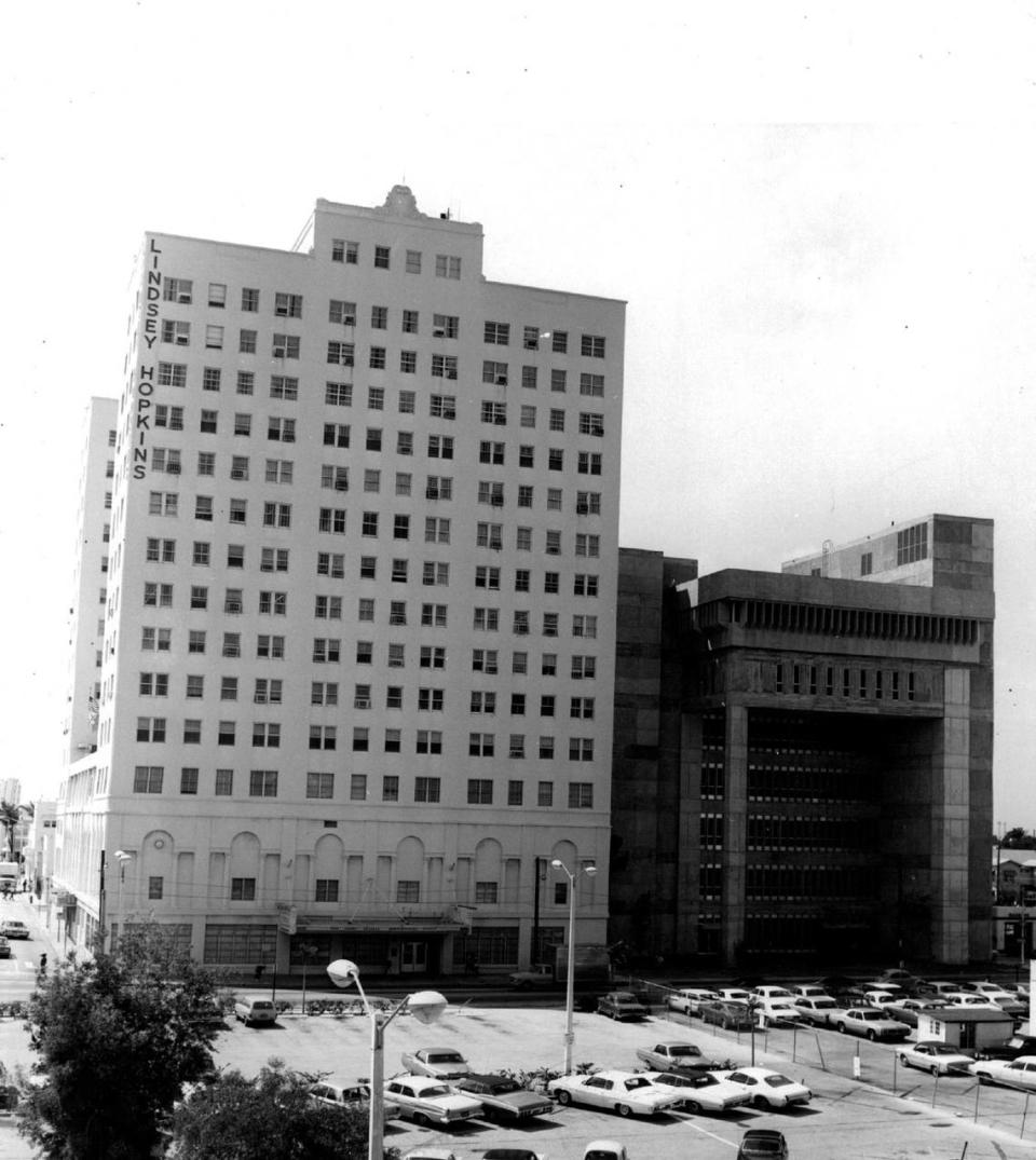 The Lindsey Hopkins education center in downtown Miami on Northeast Second Avenue at 14th Street. It was built in 1942 and became part of a bigger complex in 1970.