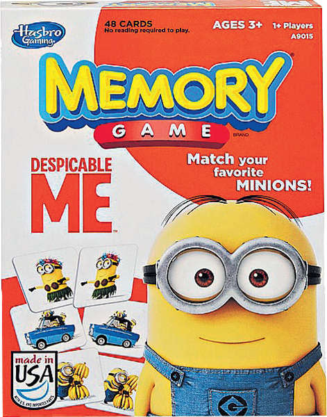 【益智玩具】Memory Game Despicable Me Edition（amazon）；$70。