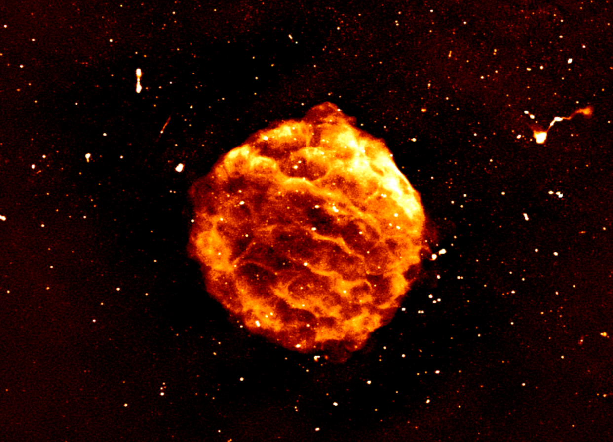 The telescope captured an image of the supernova remnant (CSIRO) 