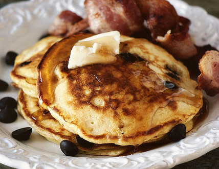 <strong>Get the <a href="http://passthesushi.com/chocolate-chip-pancakes/" target="_blank">Chocolate Chip Pancakes recipe</a> by Pass The Sushi</strong>