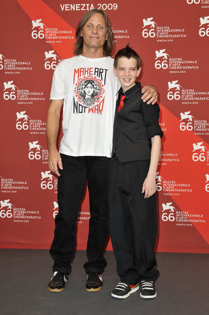 66th Annual Venice Film Festival 2009 Viggo Mortensen Kodi Smit McPhee