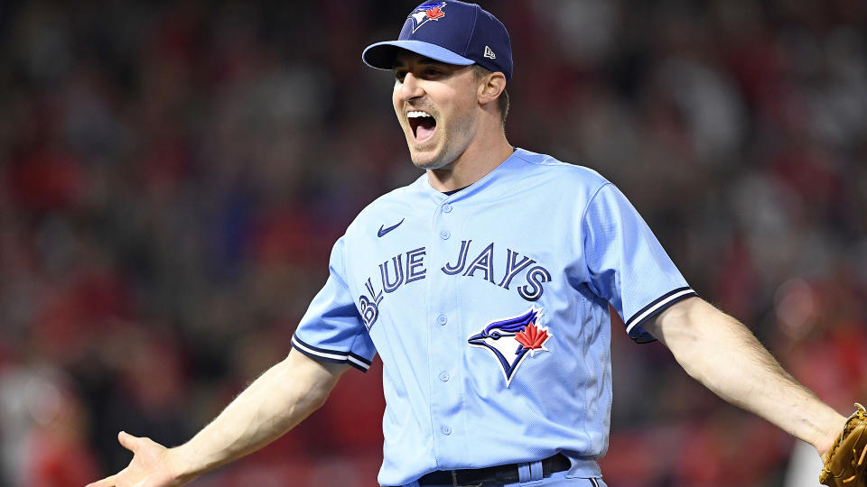 Ross Stripling has been a crucial member of the Blue Jays' starting rotation. (Photo by Kevork Djansezian/Getty Images)