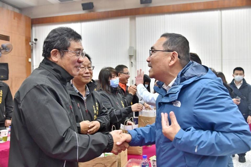 《圖說》里長的小事就是市府的大事，侯友宜市長感謝里長們反映民眾需求。〈民政局提供〉