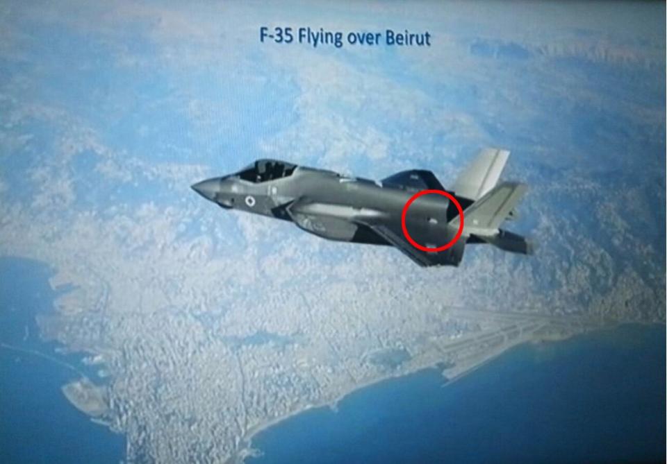 F 35 over Beirut mod top