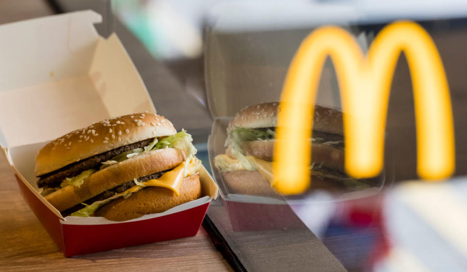 Big Macs are selling for 50 cents this Friday. (Photo by Yu Chun Christopher Wong/S3studio/Getty Images)
