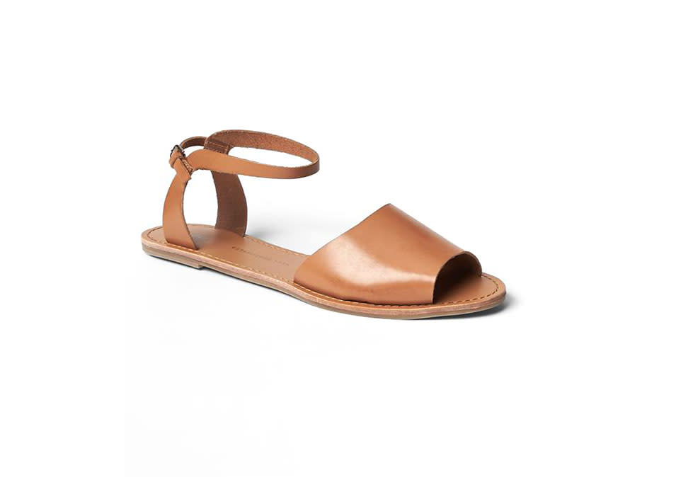 <p>GAP Sandals, $27, <a rel="nofollow noopener" href="http://www.gap.com/browse/product.do?cid=1013653&vid=1&pid=224936012" target="_blank" data-ylk="slk:gap.com;elm:context_link;itc:0;sec:content-canvas" class="link ">gap.com</a></p>