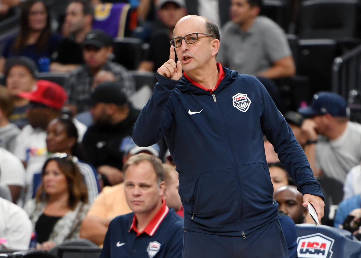 Jeff Van Gundy's most recent coaching experience comes with USA Basketball. (Ethan Miller/Getty Images)