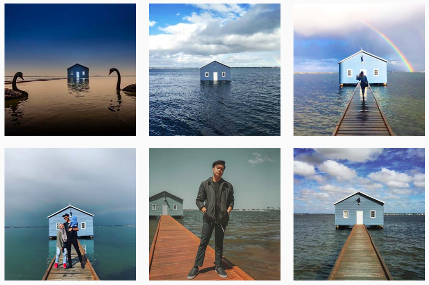 The Instagram geotag for the shed is filled with thousands of photos at the site. Source: Instagram