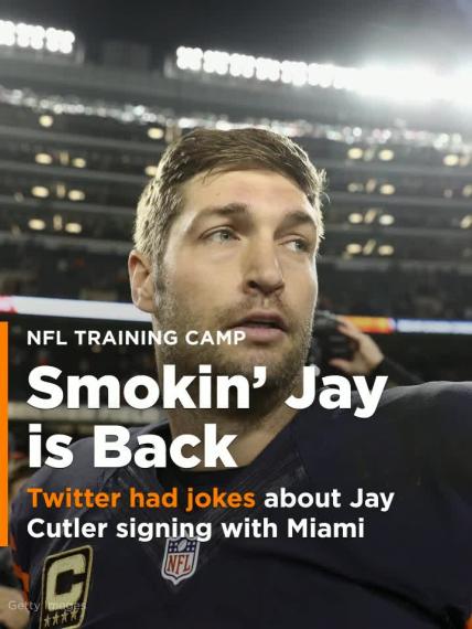 Twitter had jokes about Jay Cutler signing with Miami Dolphins