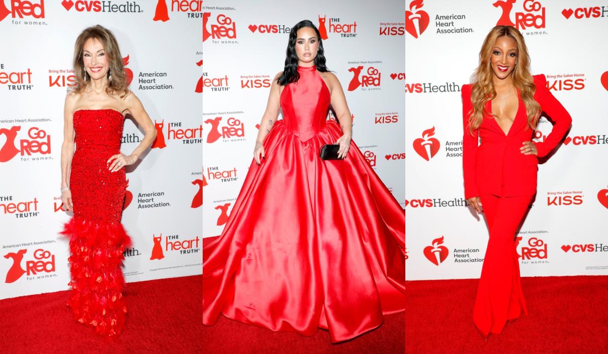 Demi Lovato is ravishing in red for American Heart Association Red Dress  Collection concert - ABC News