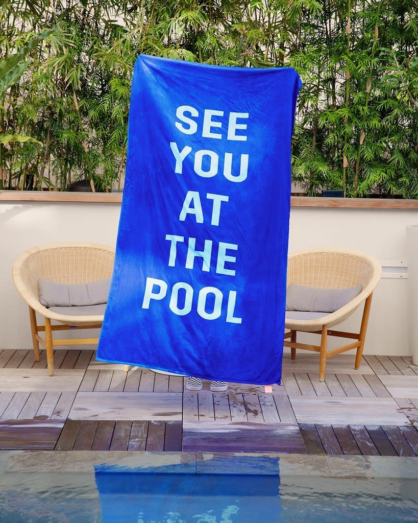 Get it on <a href="https://www.bando.com/collections/beach-towels/products/beach-please-giant-towel-see-you-at-the-pool" target="_blank">Ban.do</a>, $38.&nbsp;