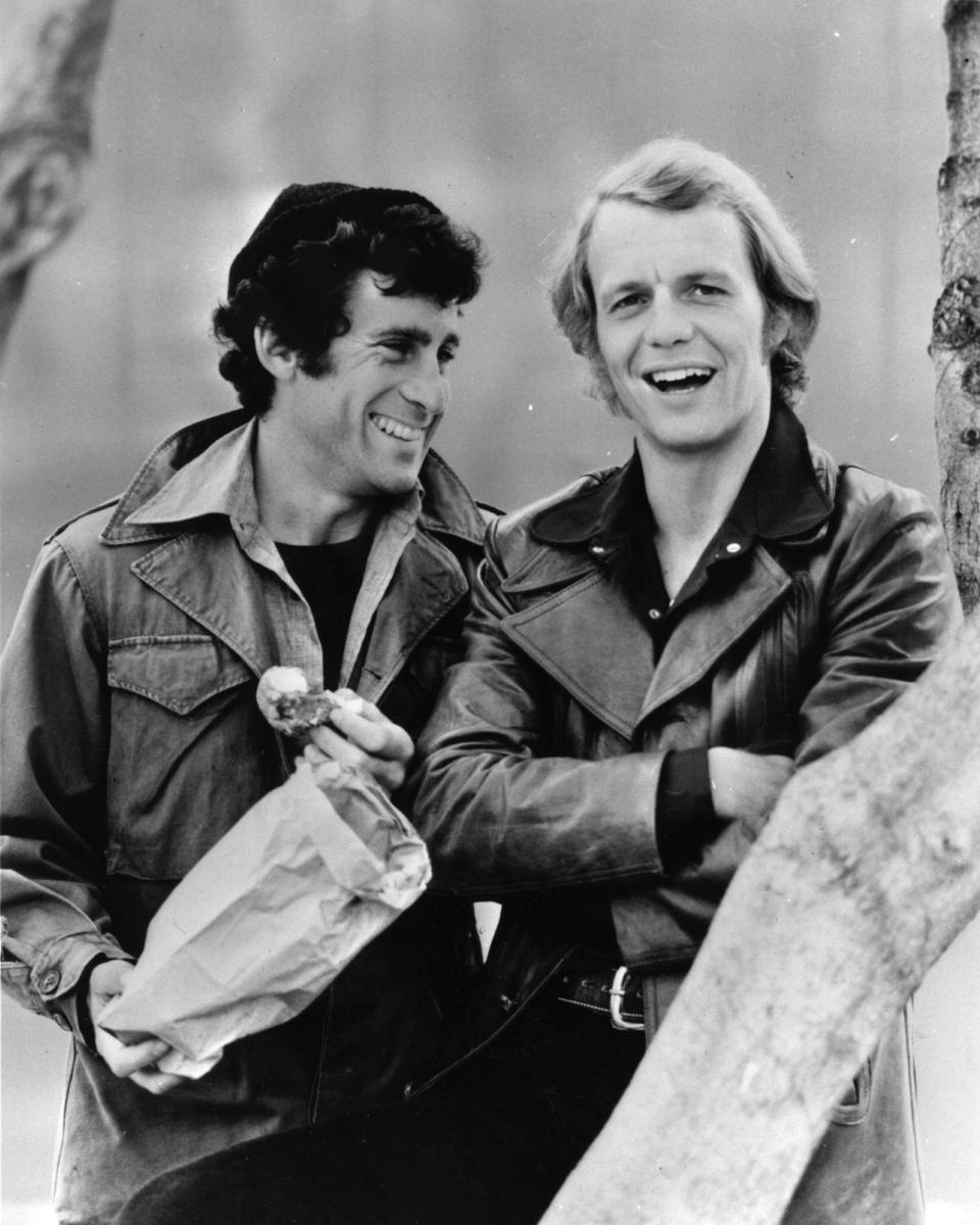 Actor David Soul, known for his role in TV series "Starsky & Hutch," has died at 80 years old. Soul, right, is seen here with his co-star Paul Michael Glaser in the long-running series, one of the first of the "New York Cops" series.