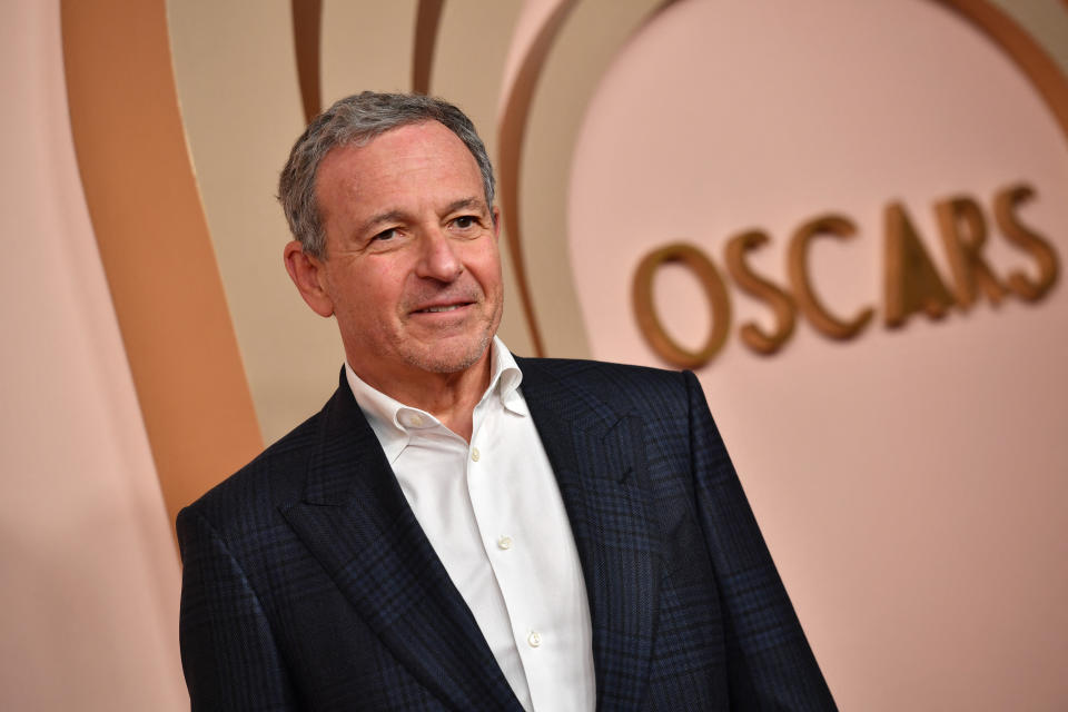 Disney CEO Bob Iger attends the Oscar Nominees Luncheon at the Beverly Hilton in Beverly Hills, California, on February 12, 2024. (Photo by Valerie MACON / AFP) (Photo by VALERIE MACON/AFP via Getty Images)