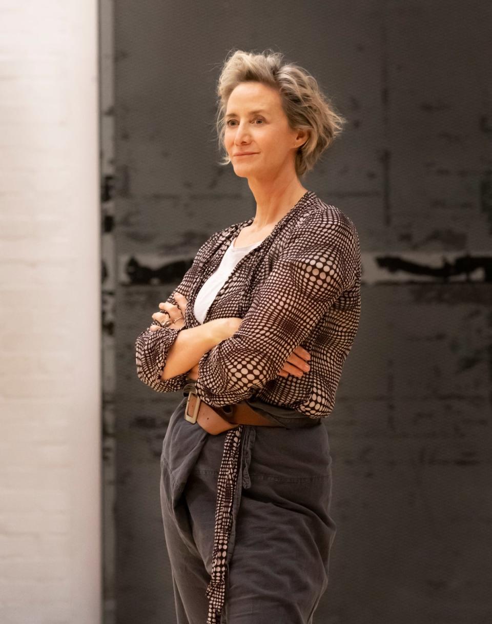 In rehearsal for ‘Phaedra’ at the National Theatre (Johan Persson)