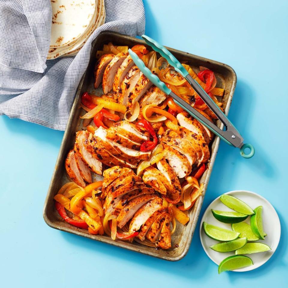 Sheet Pan Chicken Fajitas