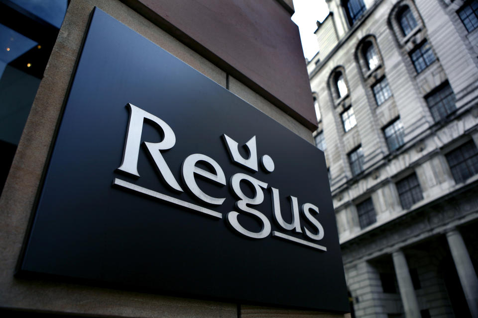 Regus, a work space Provider in the City of London. (Photo by: Newscast/Universal Images Group via Getty Images)